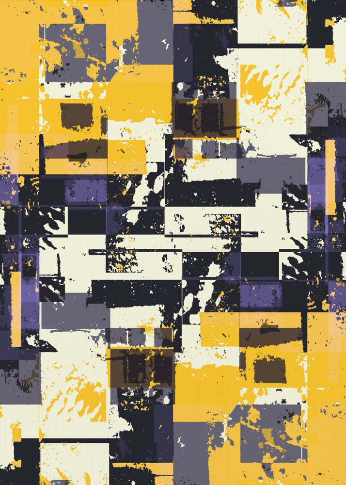 Geometrische vormen en felle kleuren | Poster