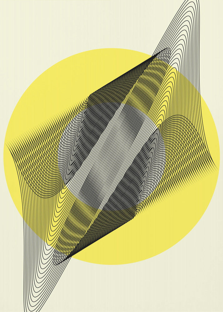 Abstract golvenlandschap | Poster