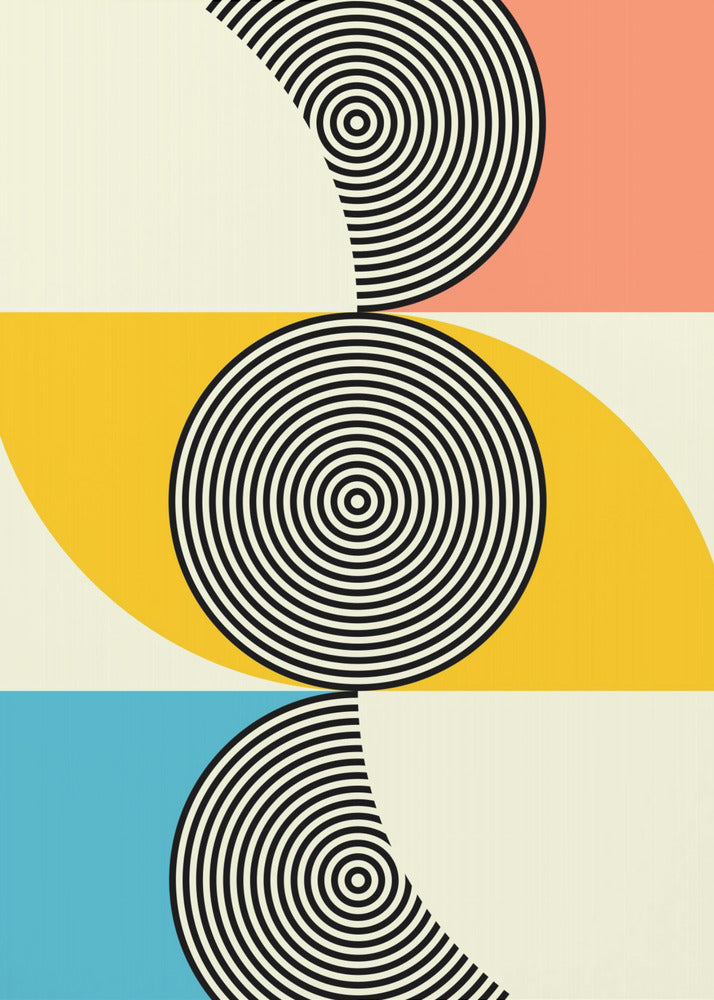 Cirkels in harmonie | Canvas