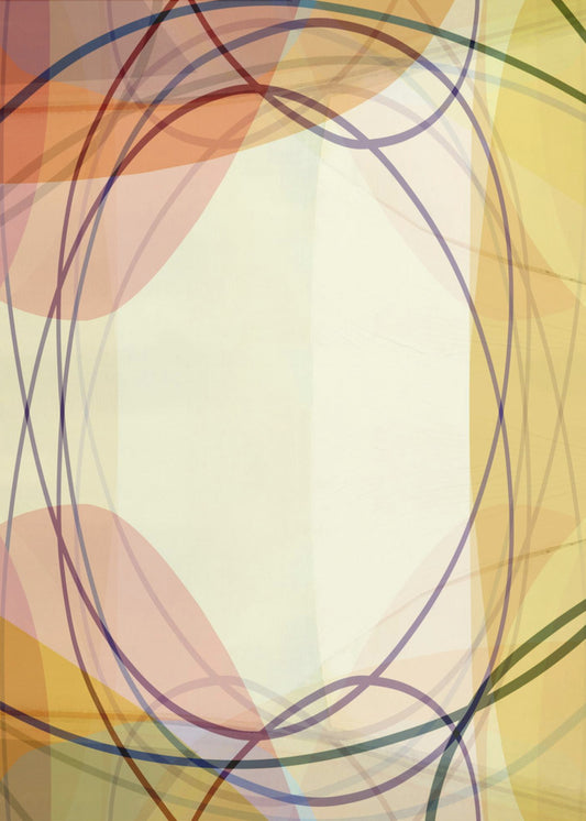 Zandroze tinten Abstract 2 | Poster