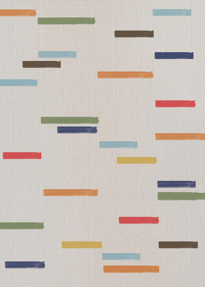 Zwevende strepen | Canvas
