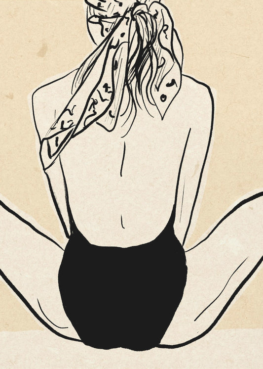 Op het strand | Poster