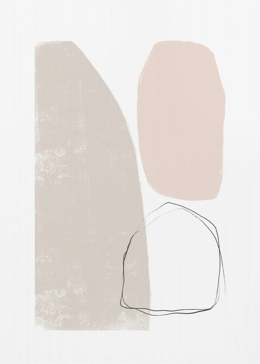 Muted Geometry Shapes | Poster