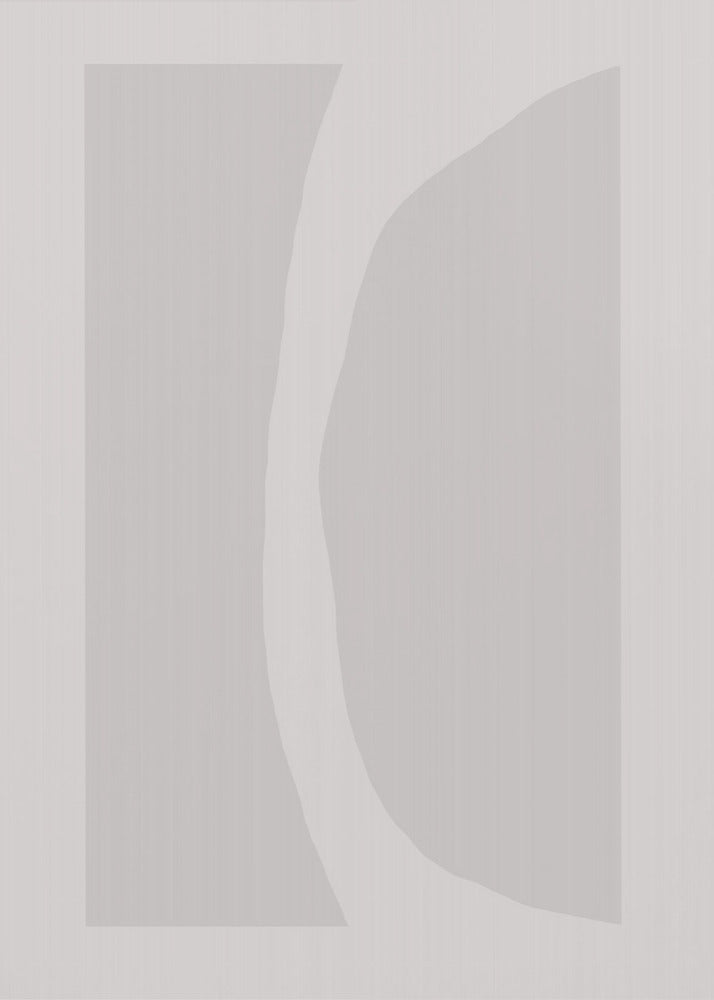 Gebogen abstract licht | Poster