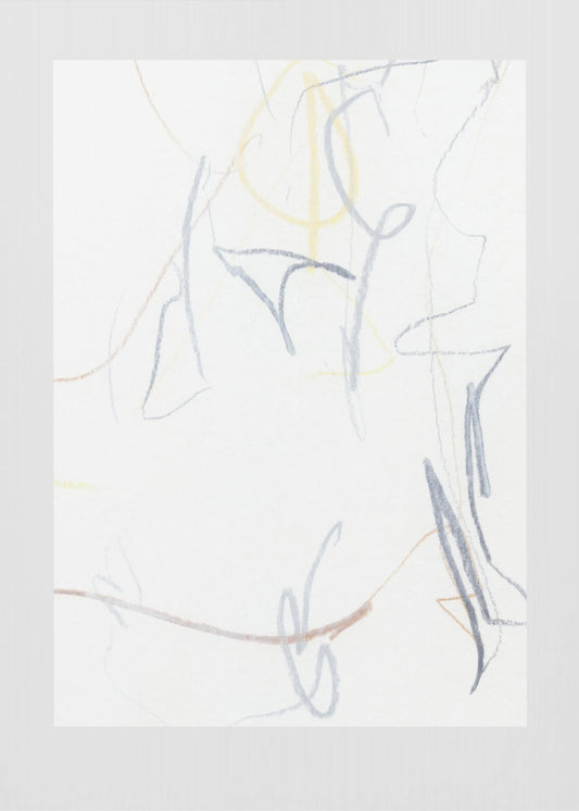 Flowing Lines And Soft Colors | Poster