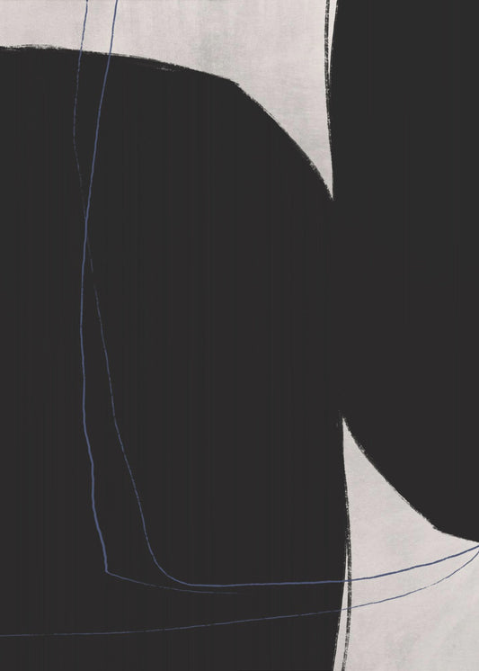 Black And White Geometric Shapes | Poster