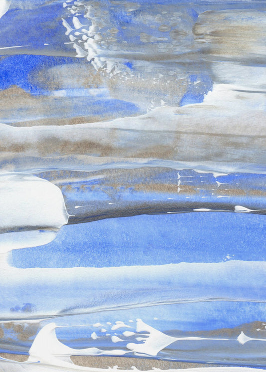 Dynamische kleurrijke penseelstreken | Poster