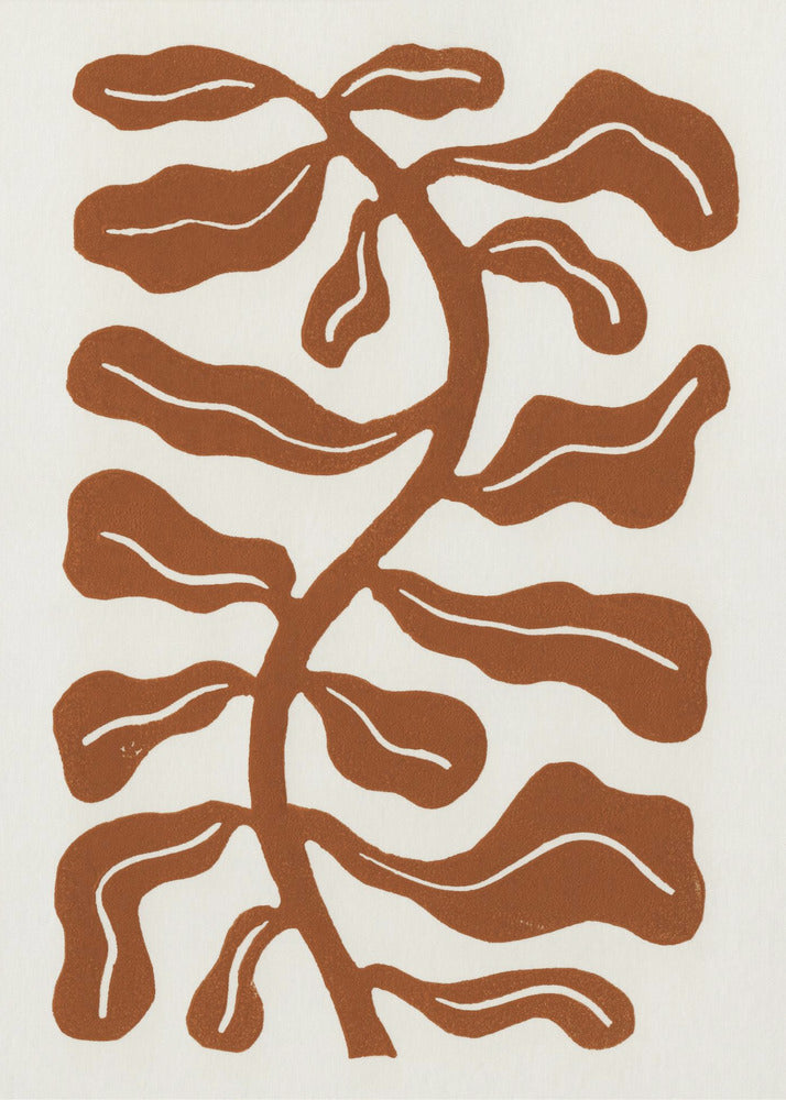 Wind Kissed Plant / Zadelbruin | Poster