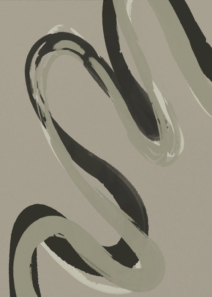 Elegante werveling | Canvas