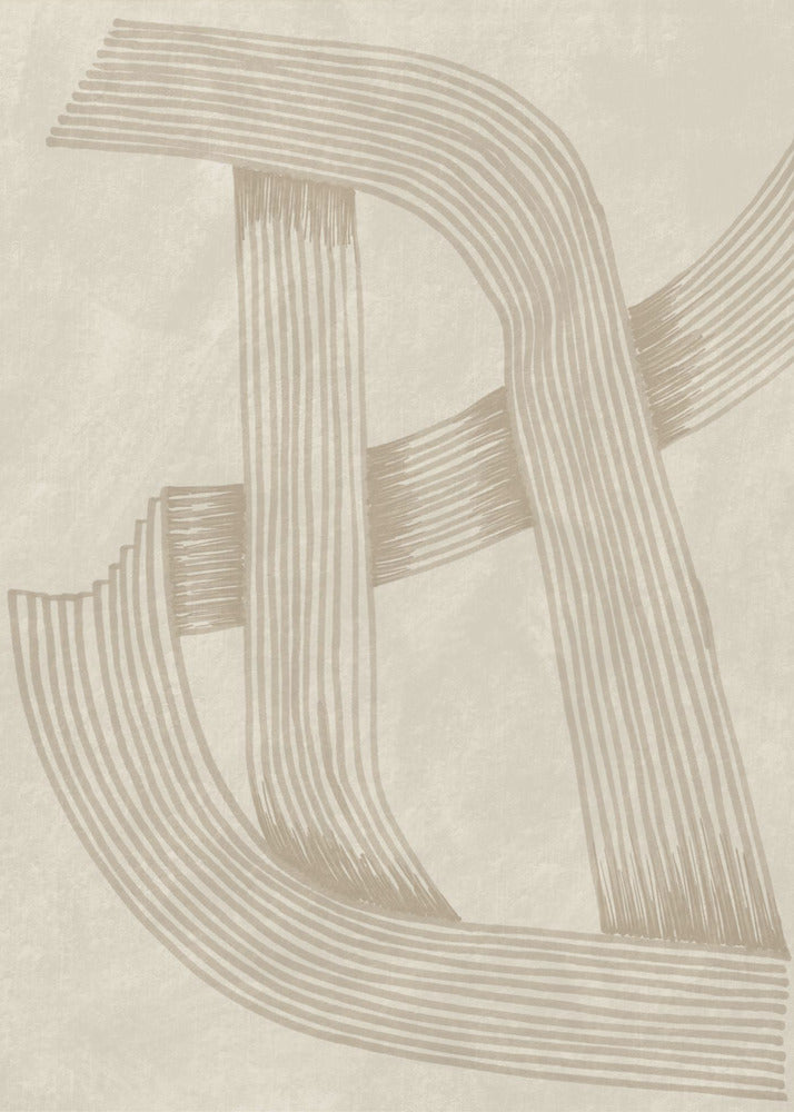 Abstracte geavanceerde lijn 02 | Poster