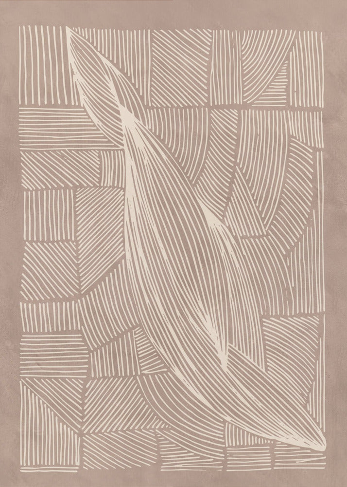 Abstracte onregelmatige lijnen | Poster