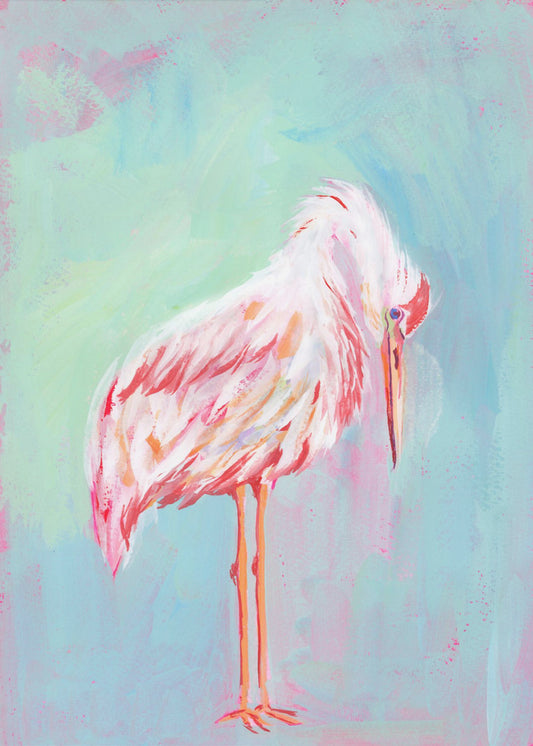 Sierlijke blos | Canvas