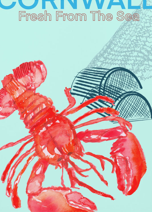 Cornwall Fresh From the Sea Poster | Canvas