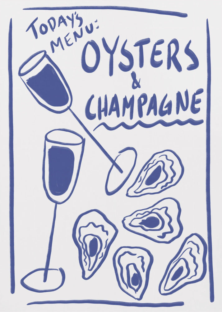 Het menu van vandaag | Poster