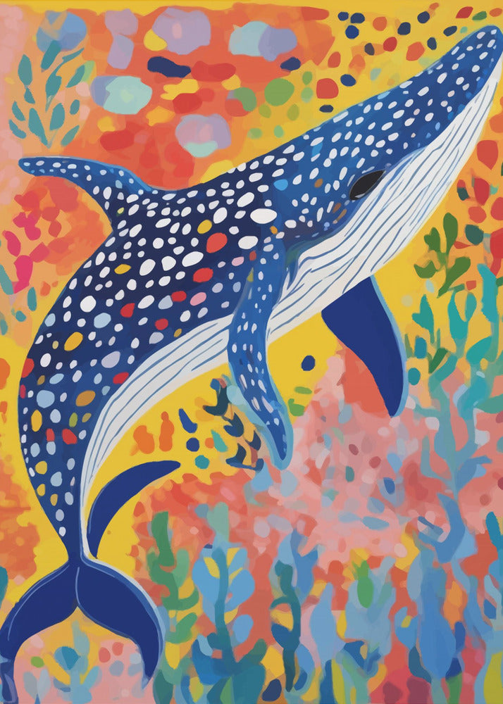 Gevlekte walvis | Canvas