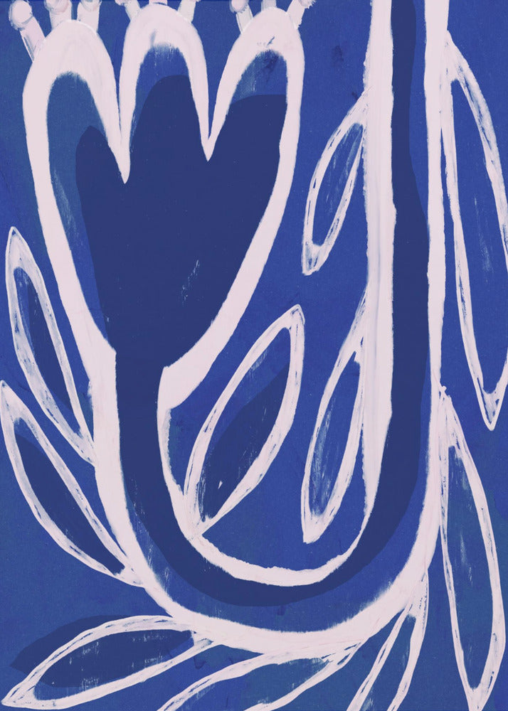 Bloemen Middernacht | Poster