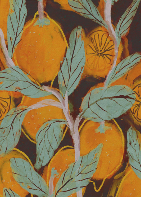 Orange Orchard Vibes | Poster