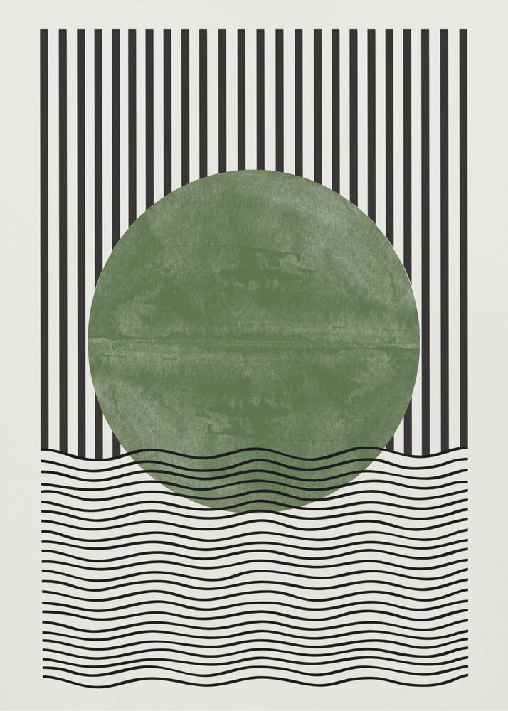 Strepen en golven | Poster