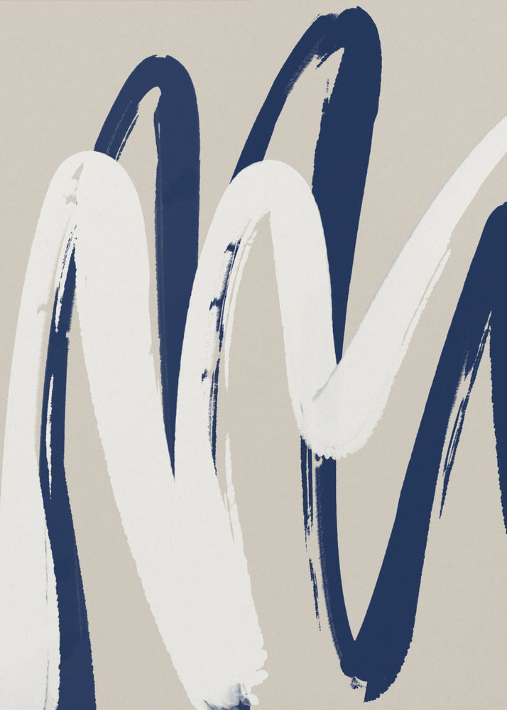 Middernachtgolven | Canvas