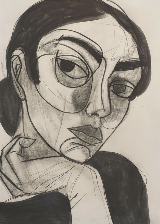 Intellectuele vrouw | Canvas