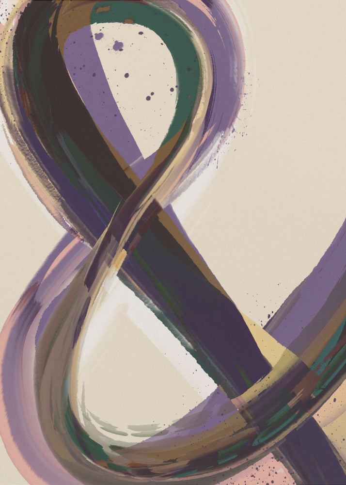 Oneindige penseelstreek | Canvas