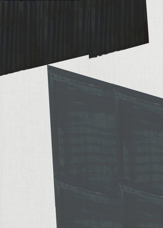 Gekartelde rand Abstract 1 | Canvas