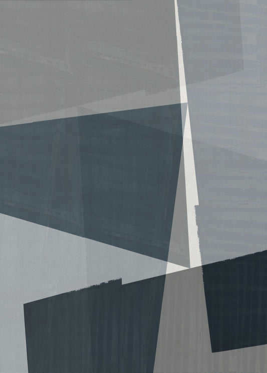 Gekartelde rand Abstract 3 | Canvas