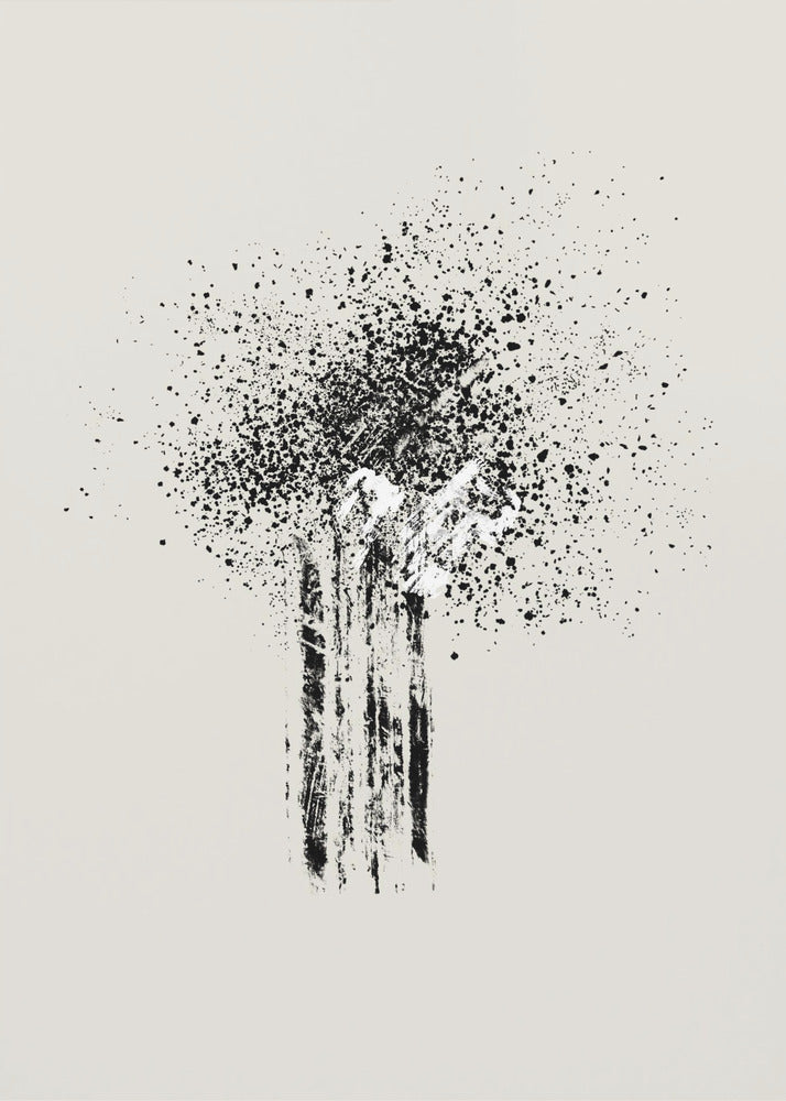 Brush splatters #5 | Canvas