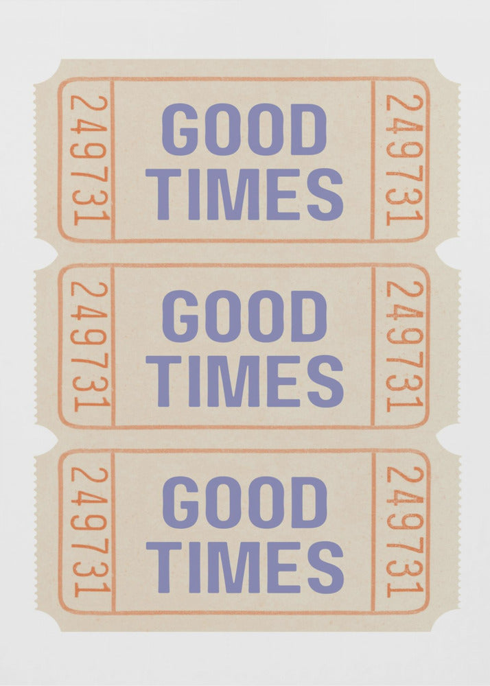 Coastal Blue Good Times | Canvas