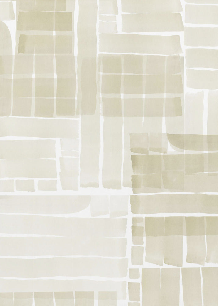 Neutrale Tangle Grid 2 | Poster