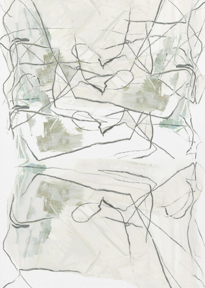 Neutrale abstracte vormen 5 | Poster