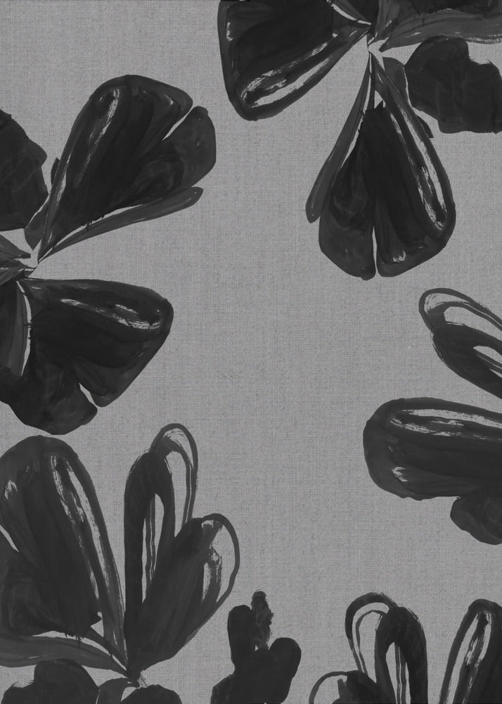 Black Floral 5 | Canvas