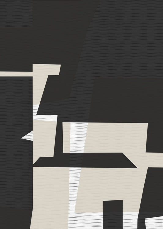 Minimalistisch geweven textiel 3 | Canvas