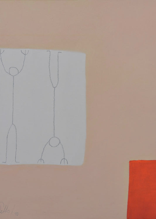 Twee in een bed | Canvas