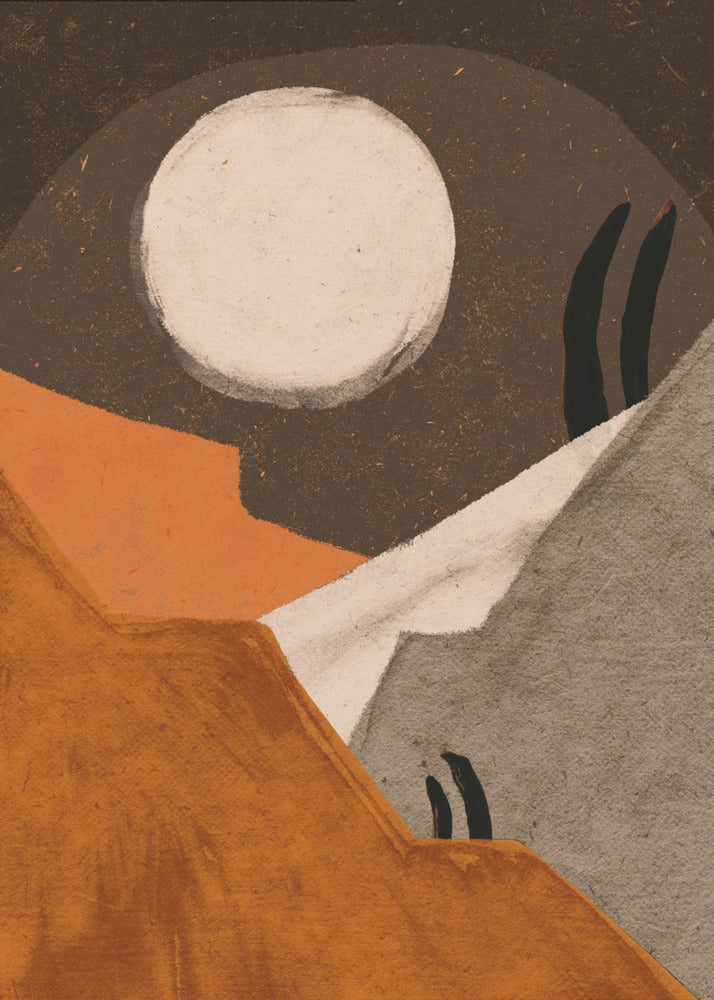 Maanlandschap | Poster