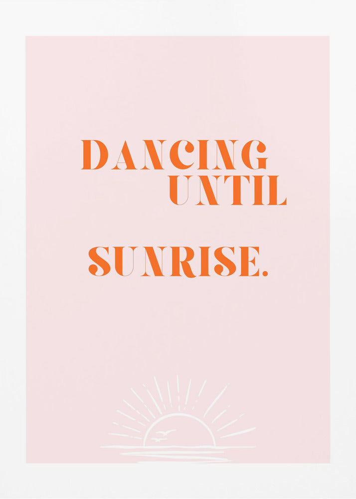Dansen tot zonsopgang | Canvas