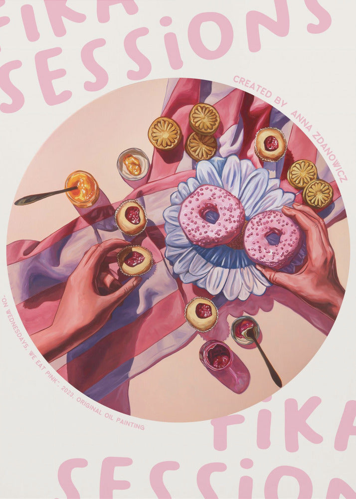 Op woensdag eten wij roze | Poster