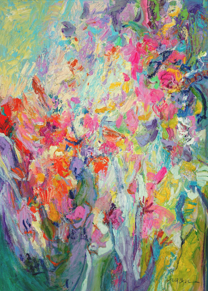 Levendige bloemensymfonie | Poster