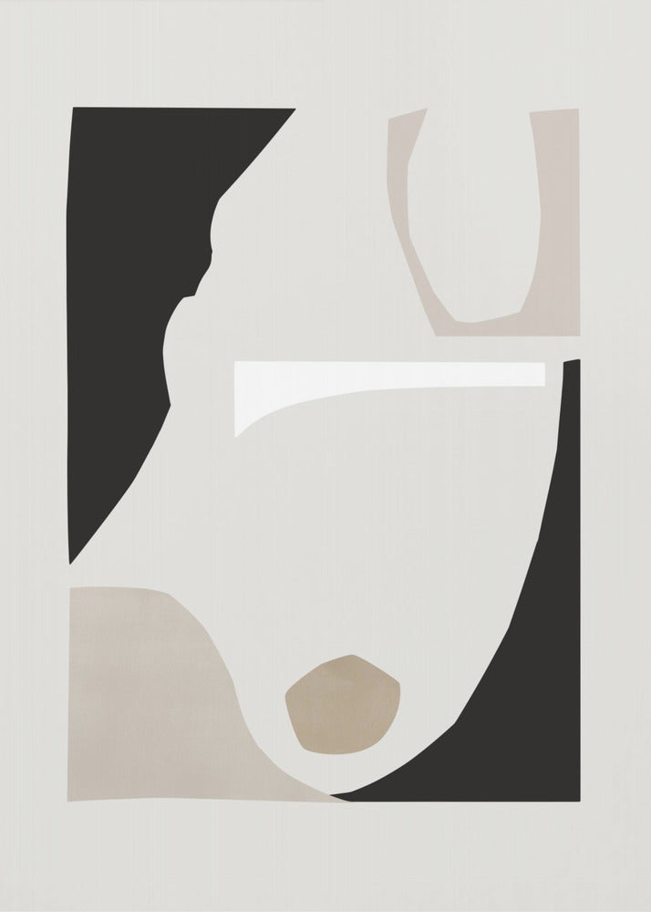 Abstracte vormen 1 | Poster