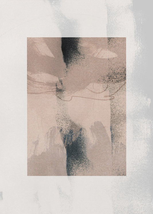 Abstracte penseelstreken 17x | Poster