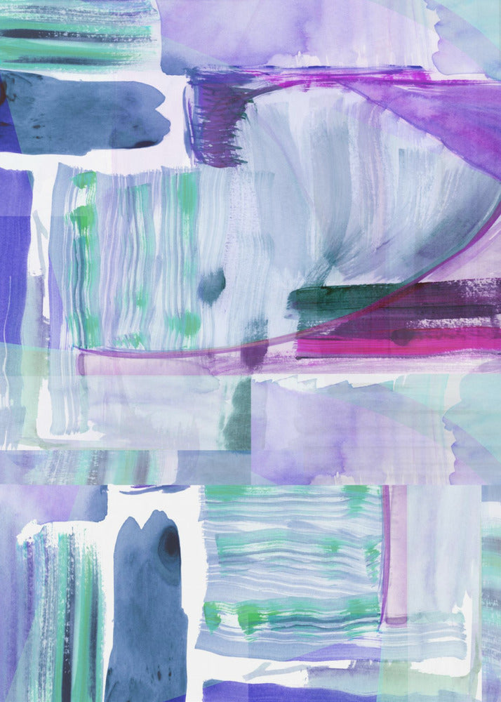 Pruim Paars Lila Abstract 2 | Poster