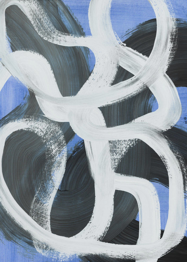 Abstracte penseelstreken 127 | Canvas