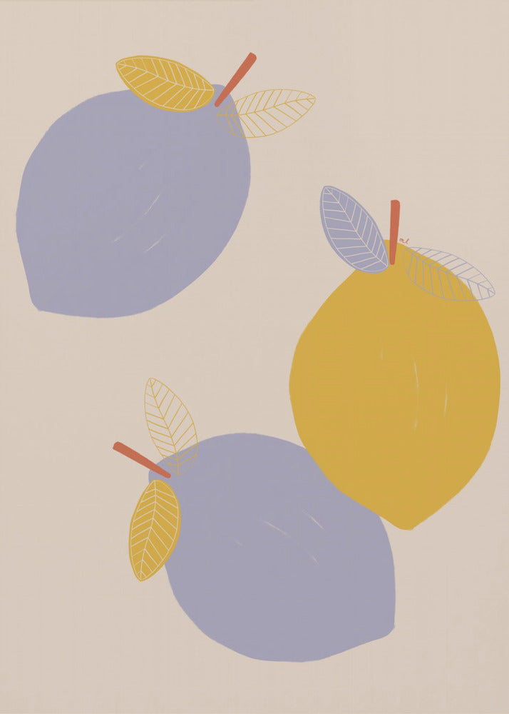 Citroenen | Canvas