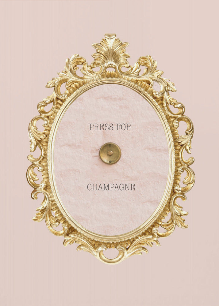 Persvoorchampagneroze | Poster