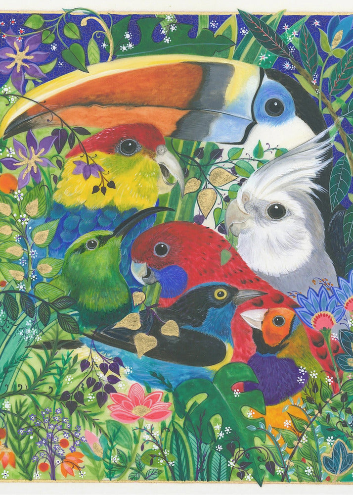 Paradijsvogels | Canvas