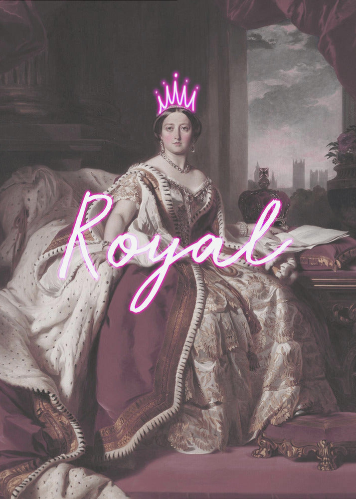 Queenvictoriaroyalneon Ratioiso | Canvas