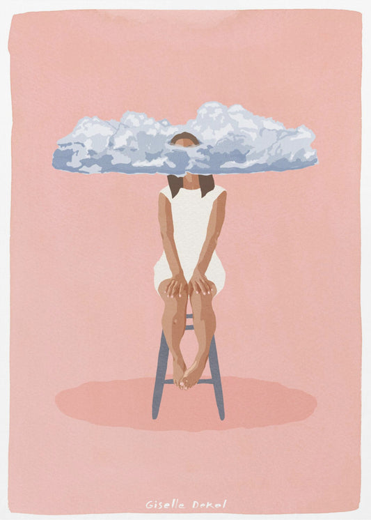 Roze Meditatie | Canvas