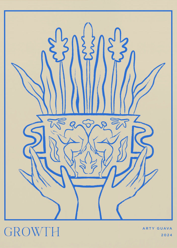 Vessel Collection : Growth (LineArt) | Canvas