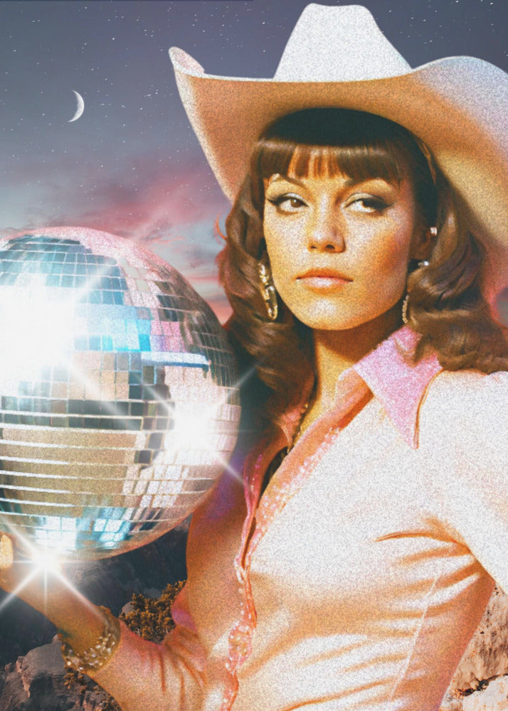 Kosmische Cowgirl | Poster
