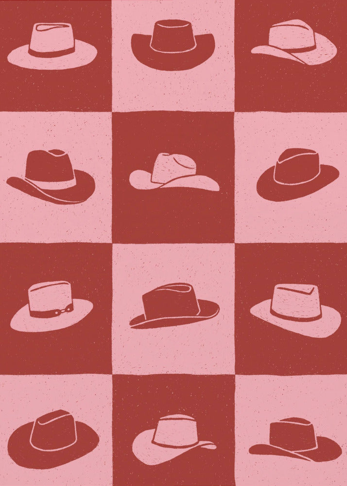 Cowgirl Dambord | Canvas